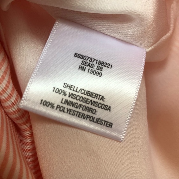 NWT SIZE 12 & 14 PINK AND WHITE MAXI DRESS - Picture 7 of 8